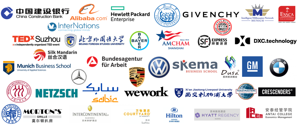 Selected organizations represented in Full Potential Partners' client and partner experience